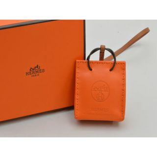 エルメス(Hermes)のエルメス HERMES サック オランジュ バッグチャーム アニョーミロ 079065CA FEU+GOLD レディース su_p e_u F-YA499(キーホルダー)