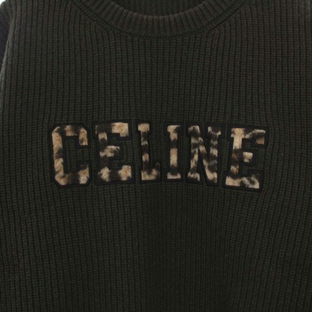 celine(セリーヌ)のCELINE Hedi Slimane レオパードエンブロイダリー ニット メンズのトップス(ニット/セーター)の商品写真