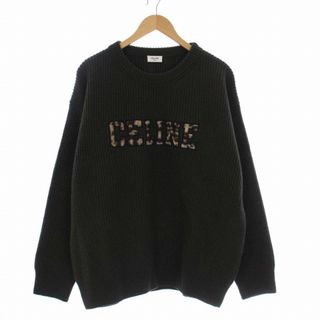 セリーヌ(celine)のCELINE Hedi Slimane レオパードエンブロイダリー ニット(ニット/セーター)