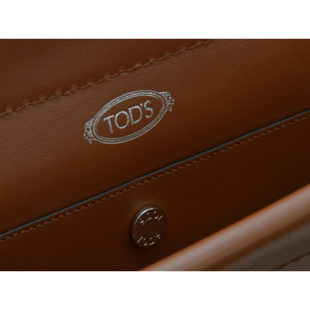 TOD'S(トッズ)のトッズ TOD'S トートバッグ デニム×レザー DENIM INDIGO+BROWN ネイビー×ブラウン レディース e_u F-YA524 レディースのバッグ(トートバッグ)の商品写真