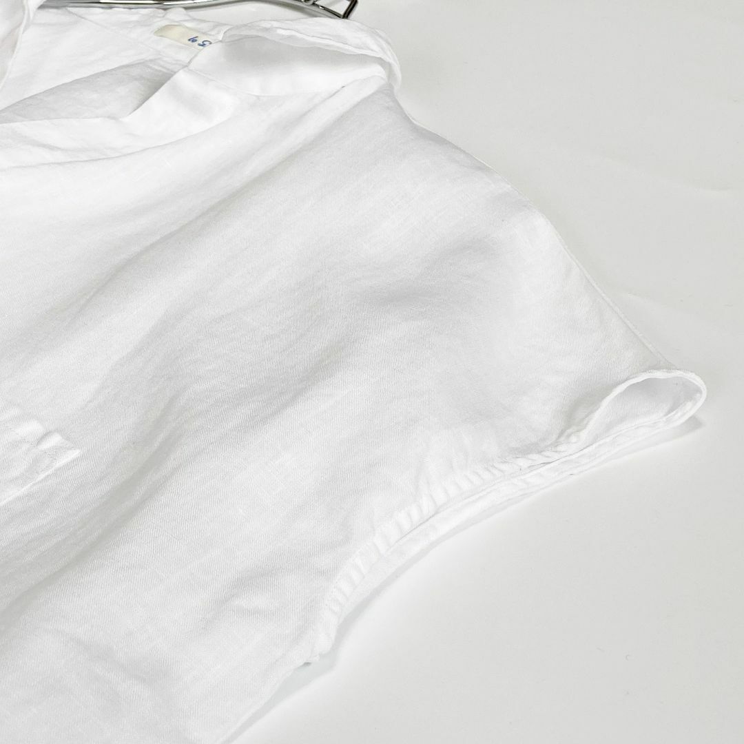 LE GLAZIK(ルグラジック)の美品　　LE GLAZIK　　ルグラジック　　リネンワイドシルエットシャツ　 レディースのトップス(シャツ/ブラウス(半袖/袖なし))の商品写真