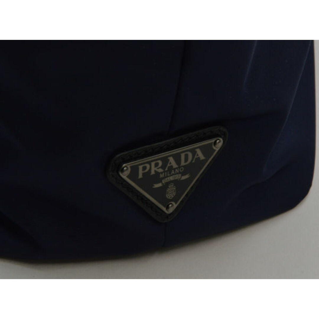 PRADA(プラダ)のプラダ PRADA ナイロン×羊革レザー トートバッグ 1BG047 TESSUTO+NAPPA D ネイビー×ブラック レディース su_p e_u F-YA532 レディースのバッグ(トートバッグ)の商品写真