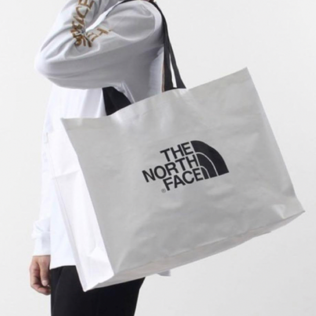 THE NORTH FACE(ザノースフェイス)の韓国限定　新品　ノースフェイス　エコバッグ　ショッピングバッグ　ショッパー　L メンズのバッグ(エコバッグ)の商品写真
