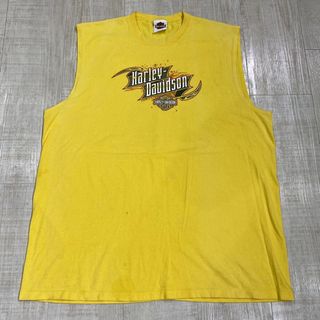 ハーレーダビッドソン(Harley Davidson)のハーレーダビッドソン ノースリーブ Tシャツ アメリカ製 XX-LARGE(Tシャツ/カットソー(半袖/袖なし))