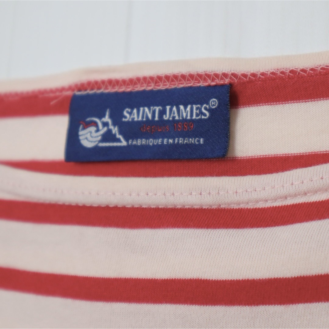 SAINT JAMES(セントジェームス)のSAINT JAMES ボートネックボーダーTシャツ piriac レディースのトップス(Tシャツ(半袖/袖なし))の商品写真