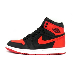 ナイキ(NIKE)のナイキ NIKE ■ 【 WMNS AIR JORDAN 1 Retro High OG Satin Bred FD4810 061 】 ウィメンズ エア ジョーダン 1 レトロ ハイ サテン ブレッド スニーカー h0757(スニーカー)