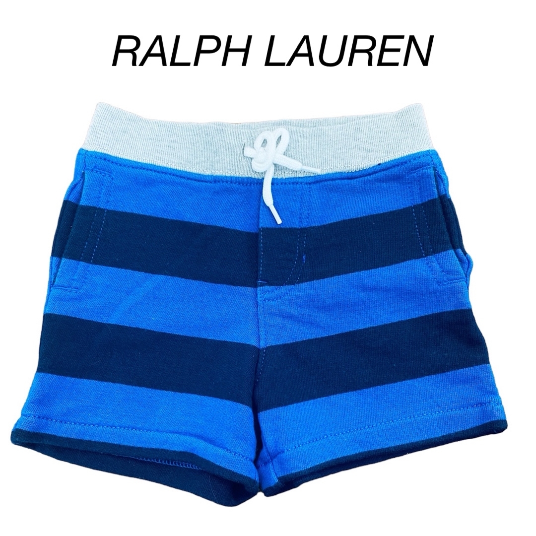 Ralph Lauren(ラルフローレン)の【新品】RALPH LAUREN ラルフローレン　コットン　ショートパンツ キッズ/ベビー/マタニティのベビー服(~85cm)(パンツ)の商品写真