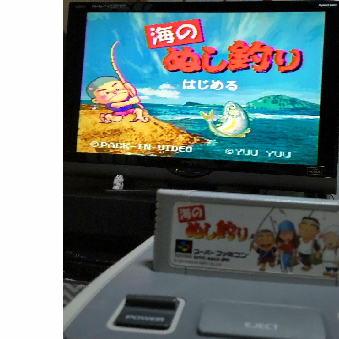 スーパーファミコンソフト『海のぬし釣り』 エンタメ/ホビーのゲームソフト/ゲーム機本体(家庭用ゲームソフト)の商品写真