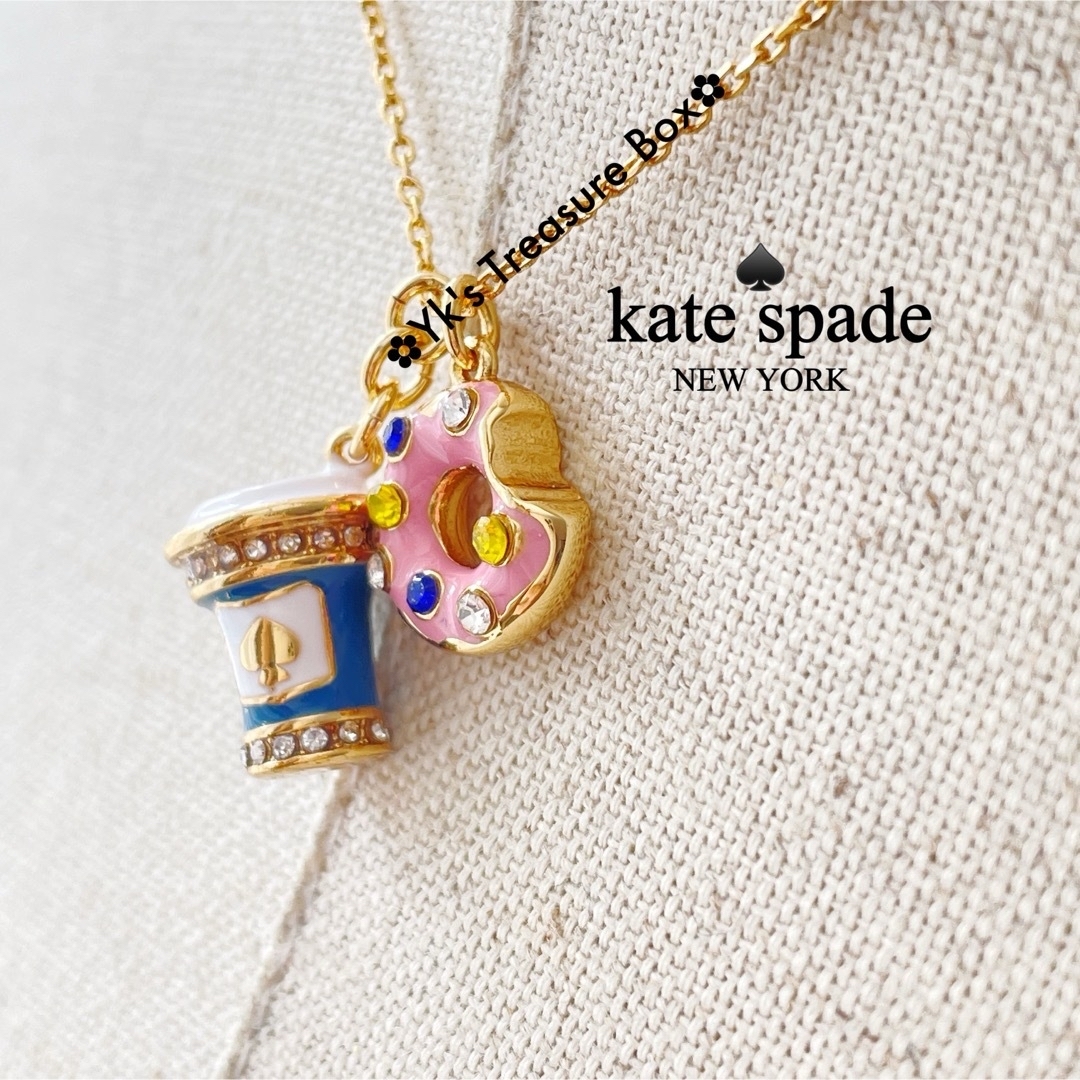 kate spade new york(ケイトスペードニューヨーク)のU571/kate spade/コーヒーブレイク ドーナツゴールドネックレス レディースのアクセサリー(ネックレス)の商品写真