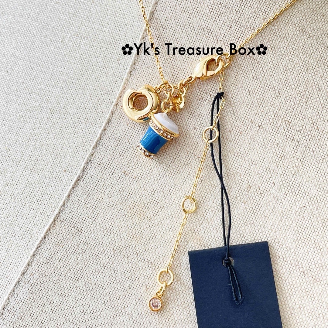 kate spade new york(ケイトスペードニューヨーク)のU571/kate spade/コーヒーブレイク ドーナツゴールドネックレス レディースのアクセサリー(ネックレス)の商品写真