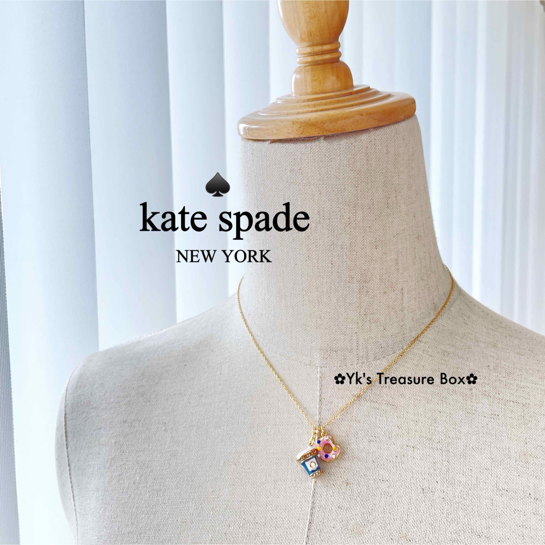 kate spade new york(ケイトスペードニューヨーク)のU571/kate spade/コーヒーブレイク ドーナツゴールドネックレス レディースのアクセサリー(ネックレス)の商品写真