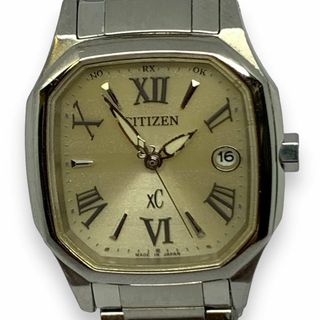 CITIZEN - 【 電波ソーラー稼働品】CITIZEN xC シチズン クロスシー　シルバー