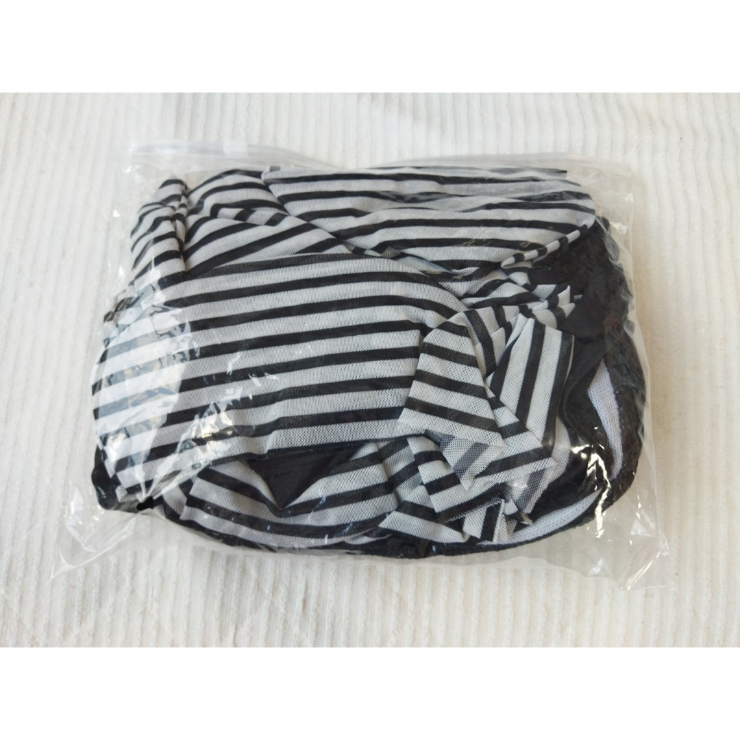 レディース 水着 ラッシュガード付き 体型カバー シースルー タンキニ XL 黒 レディースの水着/浴衣(水着)の商品写真