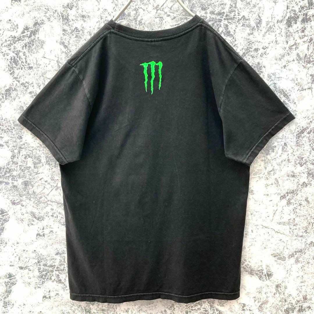 Monster Energy(モンスターエナジー)のIT138 入手困難古着モンスターエナジーデカプリントロゴ獣を解き放てTシャツ メンズのトップス(Tシャツ/カットソー(半袖/袖なし))の商品写真