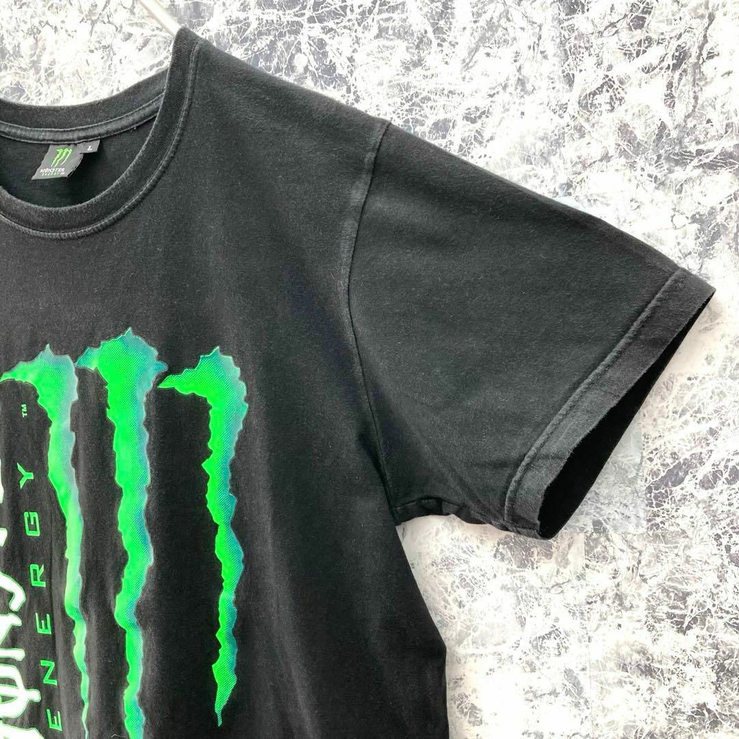 Monster Energy(モンスターエナジー)のIT138 入手困難古着モンスターエナジーデカプリントロゴ獣を解き放てTシャツ メンズのトップス(Tシャツ/カットソー(半袖/袖なし))の商品写真