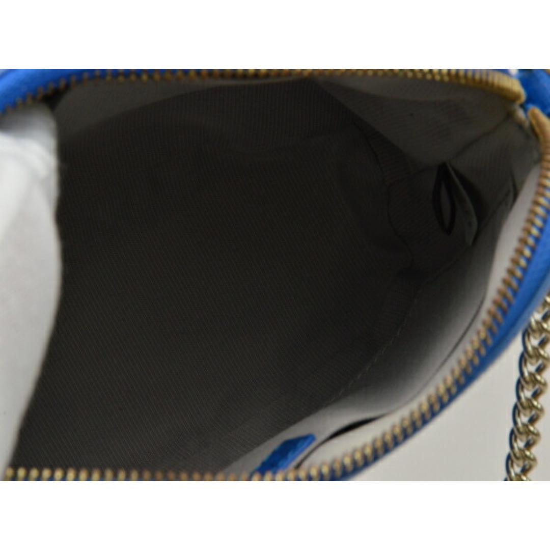 Furla(フルラ)のフルラ FURLA 20965 レザー クロスボディ/ショルダーバッグ チェーン ブルー レディース e_u F-YA635 レディースのバッグ(ボディバッグ/ウエストポーチ)の商品写真
