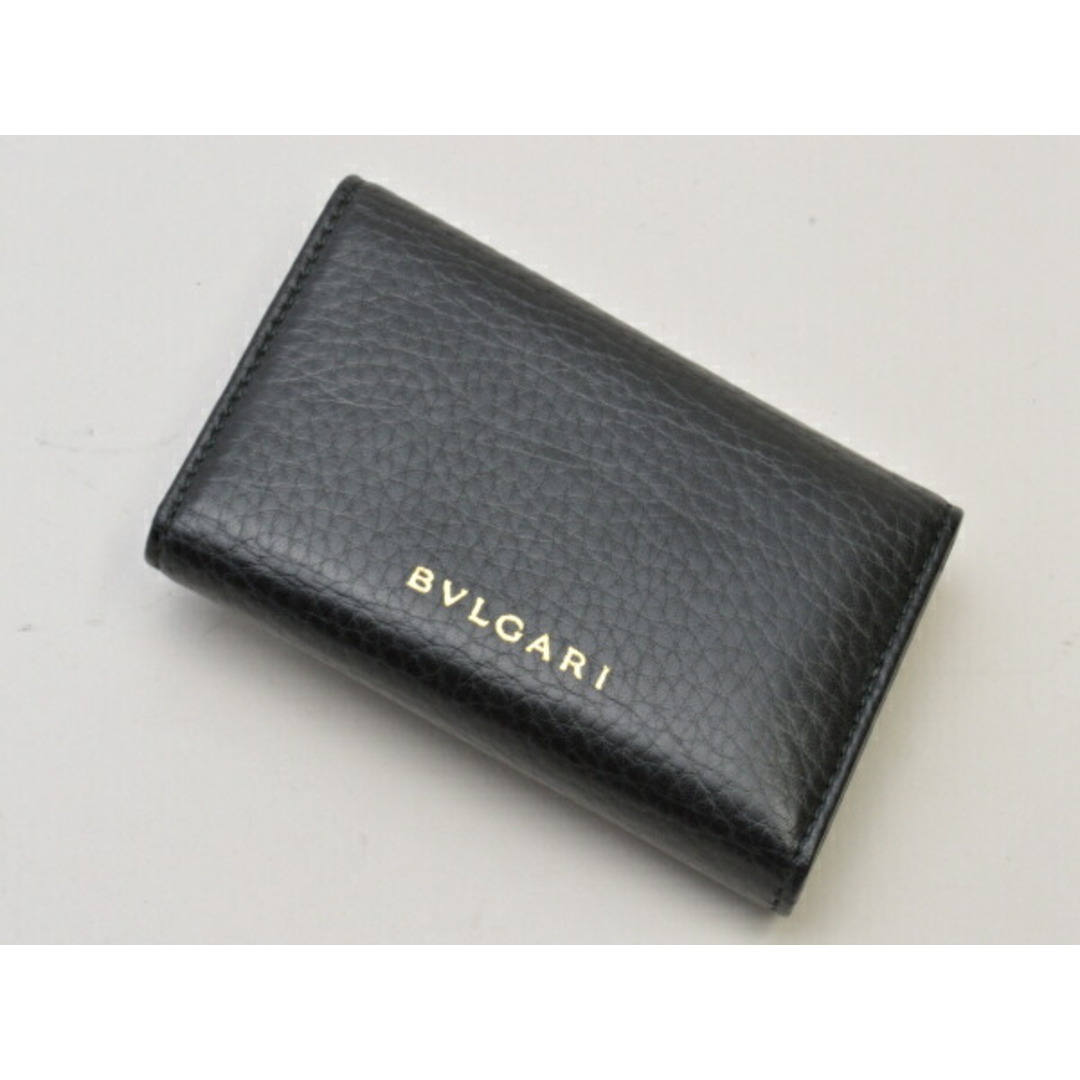 BVLGARI(ブルガリ)のブルガリ BVLGARI 35945 6連キーケース モネーテ グレインレザー ブラック ユニセックス su_p e_u F-YA654 レディースのファッション小物(キーケース)の商品写真