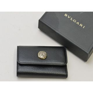 ブルガリ(BVLGARI)のブルガリ BVLGARI 35945 6連キーケース モネーテ グレインレザー ブラック ユニセックス su_p e_u F-YA654(キーケース)