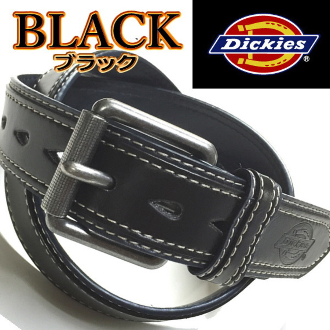 Dickies(ディッキーズ)の068 黒 ディッキーズ ベルト ローラーバックル ブラック メンズのファッション小物(ベルト)の商品写真