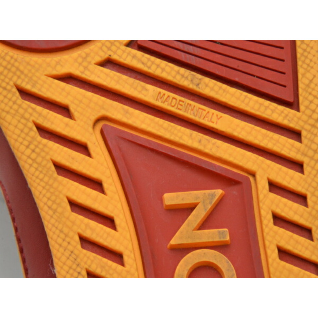 LOUIS VUITTON(ルイヴィトン)のルイヴィトン LOUIS VUITTON スニーカー モノグラム LV トレイナーライン 21年レザー 5.5サイズ オレンジ×赤 メンズ su_p e_u F-YA698 メンズの靴/シューズ(スニーカー)の商品写真