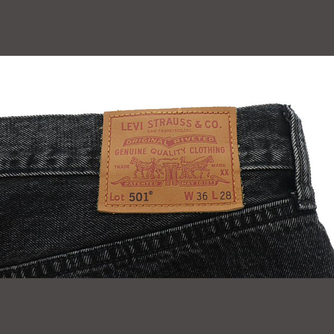 Levi's(リーバイス)のリーバイス × ビームス 23SS 501 ブラック デニム パンツ 36 黒 メンズのパンツ(デニム/ジーンズ)の商品写真