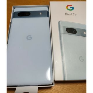 グーグルピクセル(Google Pixel)の新品 　未使用　Google Pixel 7a ブルー(スマートフォン本体)