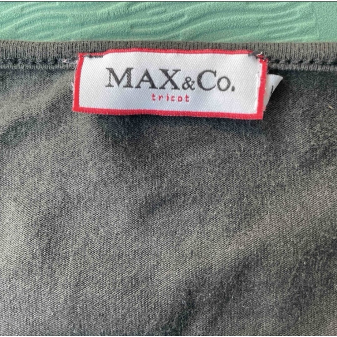 Max & Co.(マックスアンドコー)の★MAX&Co★マックス&コー★ロングTシャツ★長袖★トップス★黒 レディースのトップス(Tシャツ(長袖/七分))の商品写真