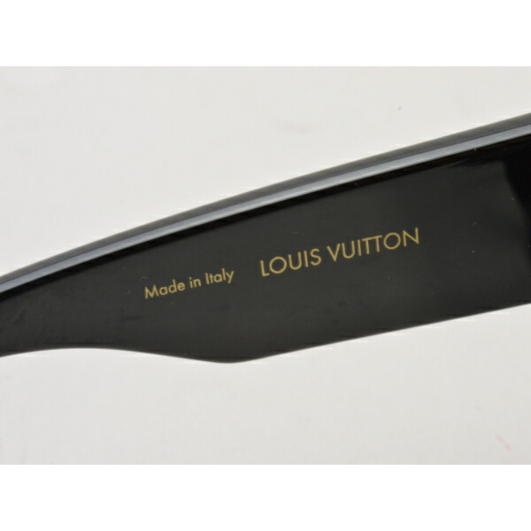 LOUIS VUITTON(ルイヴィトン)のルイヴィトン LOUIS VUITTON サングラス サイクロン アセテートフレーム ブラック×ゴールド Z1578E メンズ su_p e_u F-YA742 レディースのファッション小物(サングラス/メガネ)の商品写真