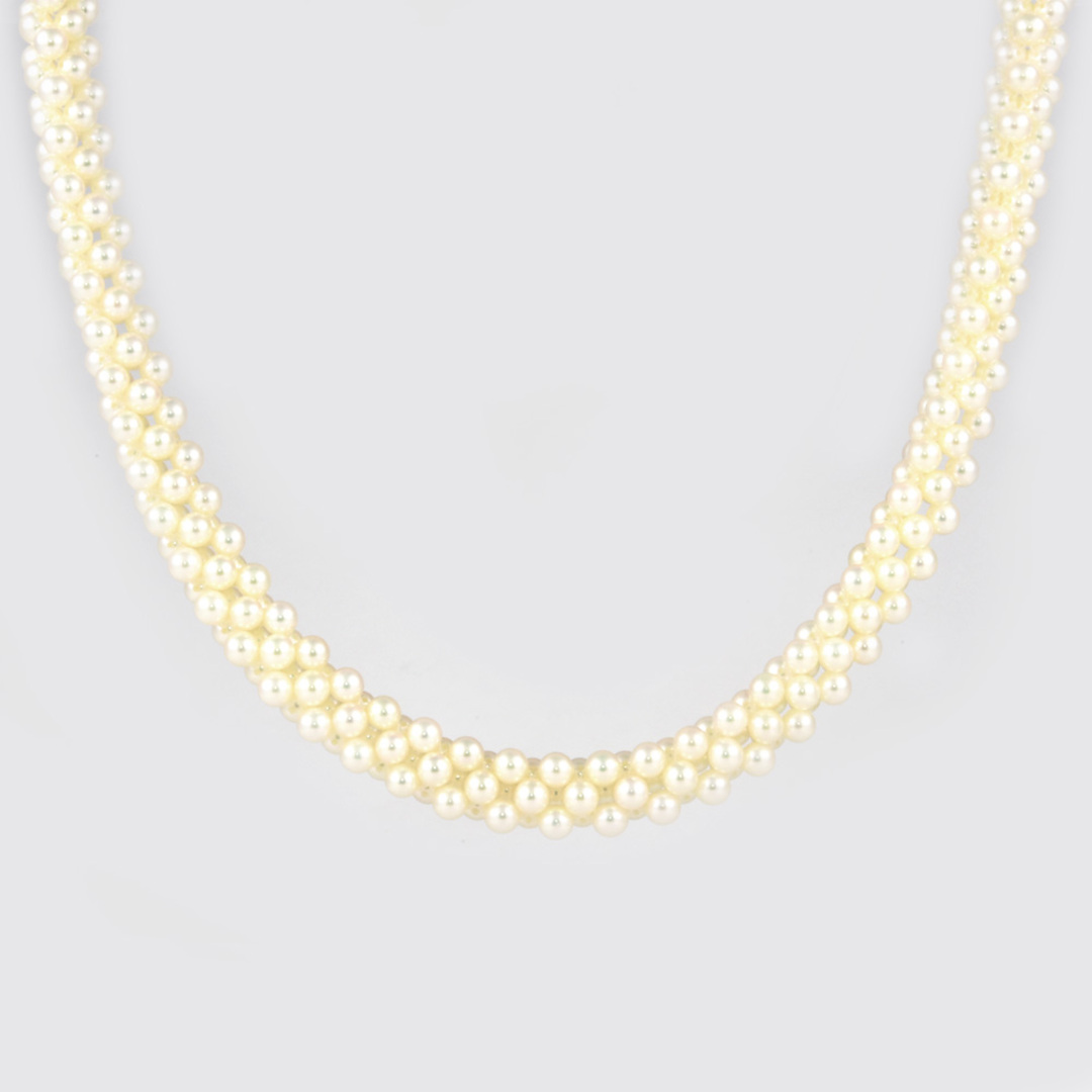 MIKIMOTO(ミキモト)のミキモト MIKIMOTO ネックレス ベビーパール 43.5cm K18YG 3.5-4.0mm レディース【中古】 レディースのアクセサリー(ネックレス)の商品写真