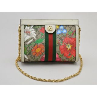 グッチ(Gucci)のグッチ GUCCI ショルダーバッグ オフィディア GG スモール 花柄 PVC×レザー 503877 チェーン ベージュ レディース su_p e_u F-YA760(ショルダーバッグ)