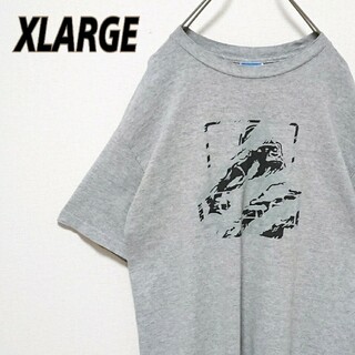 XLARGE - エクストララージ フロント ゴリラ プリント ロゴ USA製  半袖 Tシャツ