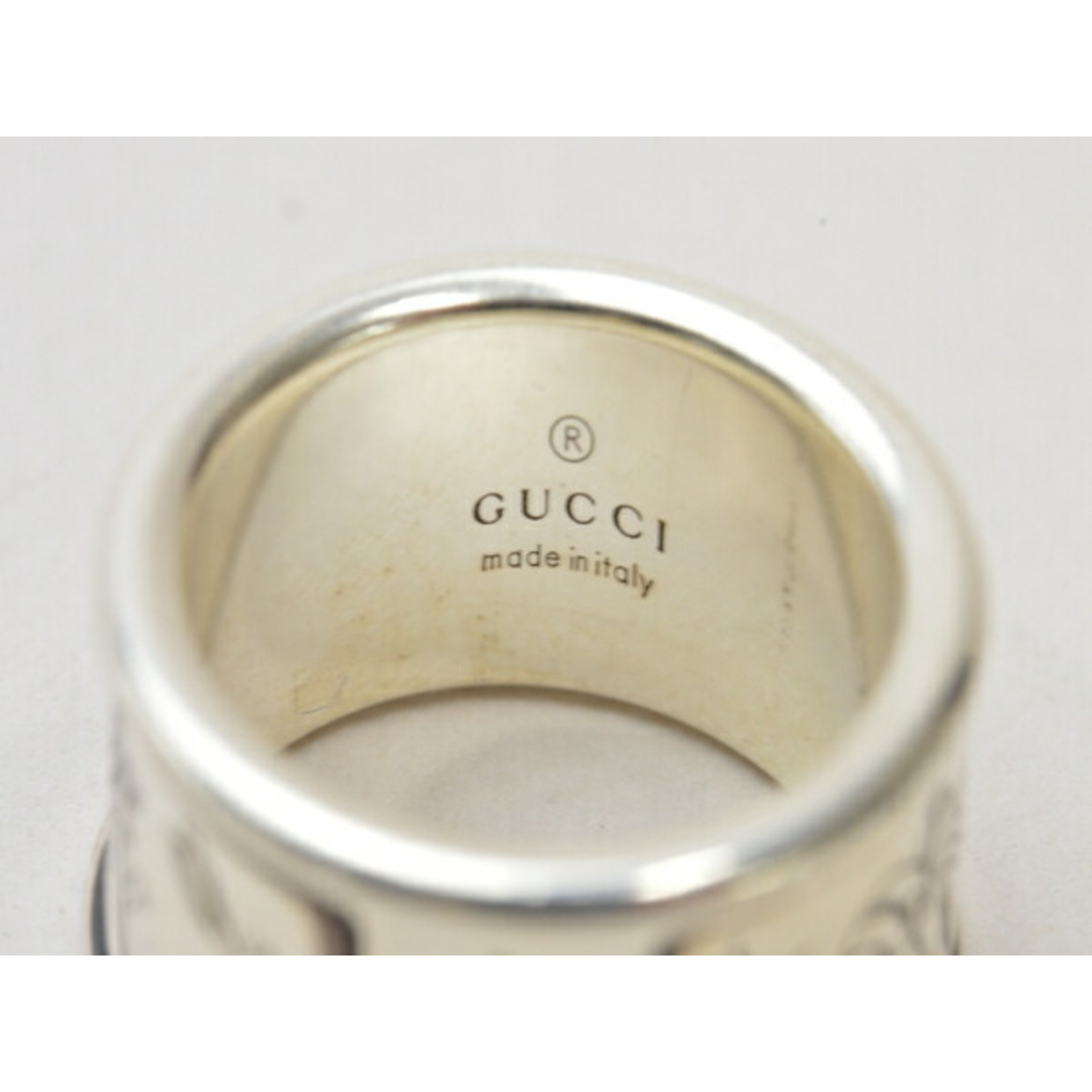 Gucci(グッチ)のグッチ GUCCI フローラ リング/指輪 RING 箱・保存袋付 10サイズ Ag 925/シルバー イタリア製 レディース su_p e_u F-YA775 レディースのアクセサリー(リング(指輪))の商品写真