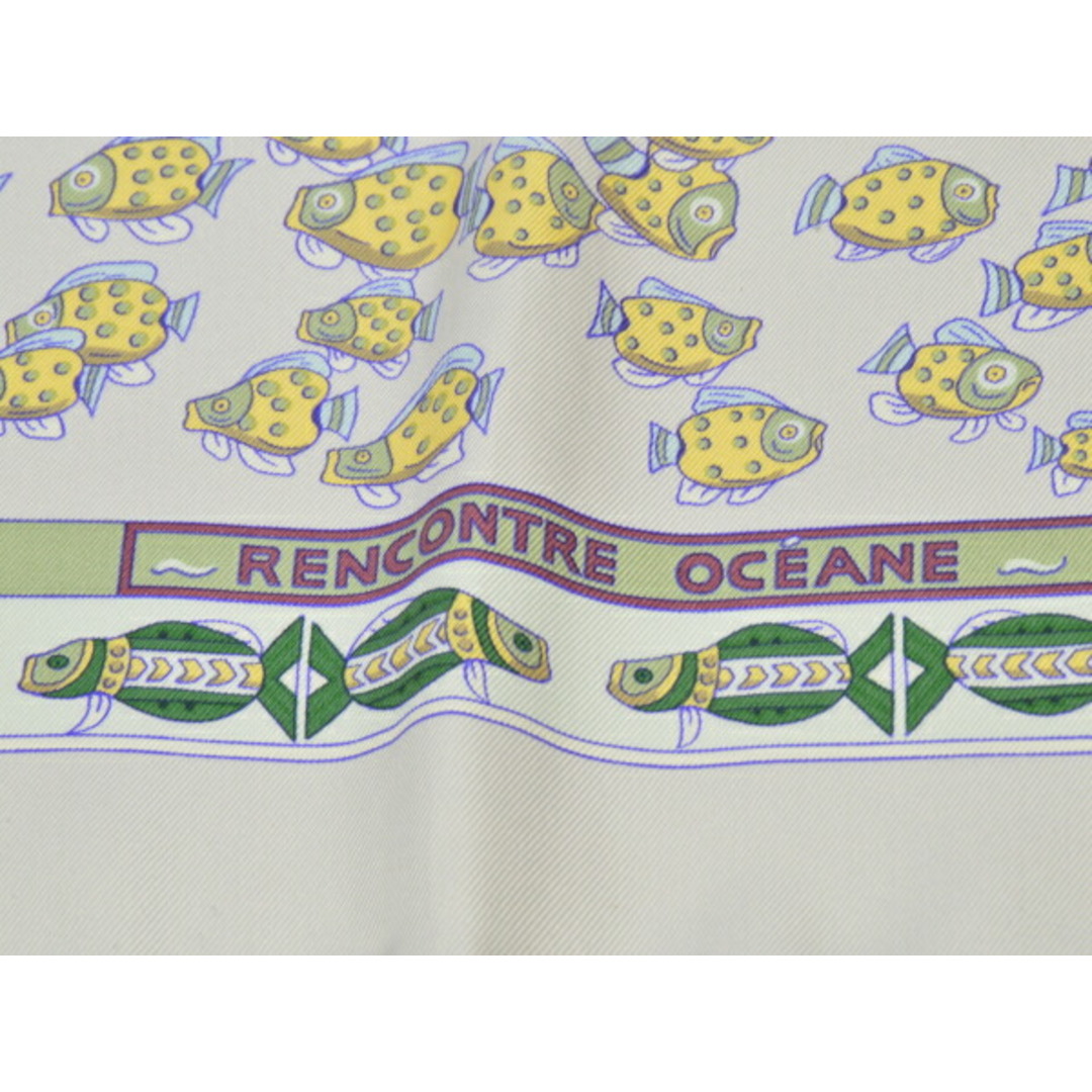 HERMES - エルメス HERMES カレ90 RENCONTRE OCEANE 大西洋の HERMES - エルメス HERMES カレ90 RENCONTRE OCEANE 大西洋の