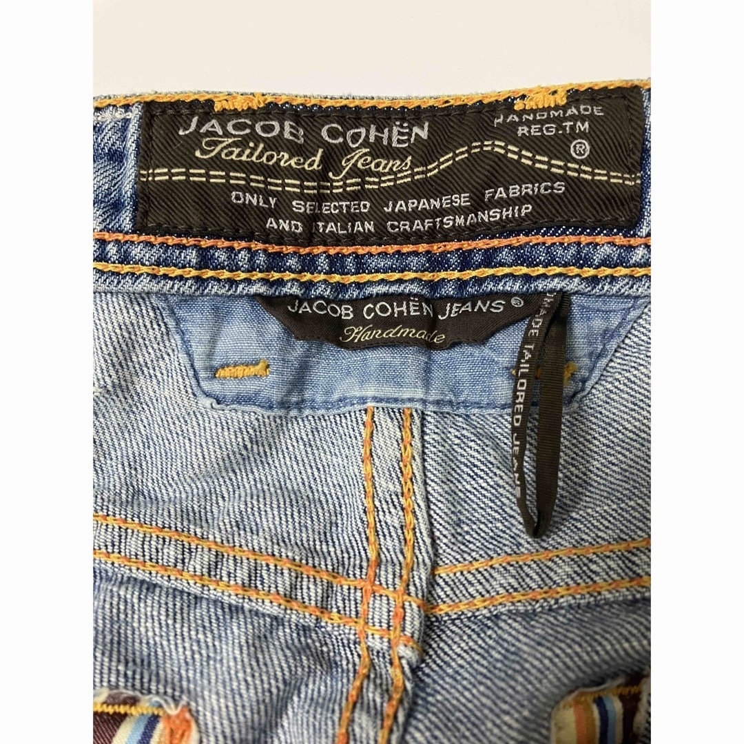 JACOB COHEN(ヤコブコーエン)のJACOB COHEN・TYPE 688（サイズ33）ハラコパッチ(フィッシュ) メンズのパンツ(デニム/ジーンズ)の商品写真