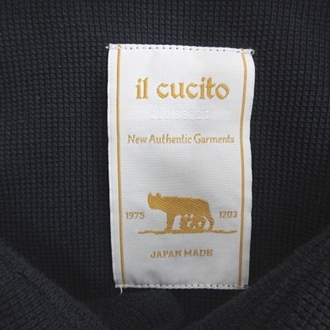 other(アザー)のイルクチート il cucito ニット シャツ 長袖 シャツカラー 綿 紺 3 メンズのトップス(シャツ)の商品写真