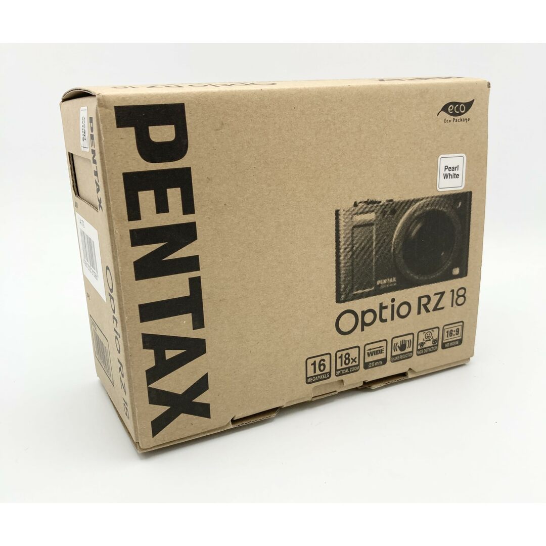 PENTAX カメラ Optio RZ18 ホワイト OPTIORZ18WH スマホ/家電/カメラのカメラ(コンパクトデジタルカメラ)の商品写真