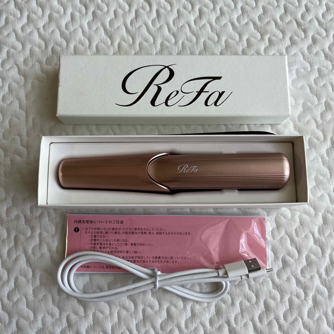 ReFa(リファ)のReFa ビューテック フィンガーアイロン RE-AI05A スマホ/家電/カメラの美容/健康(ヘアアイロン)の商品写真