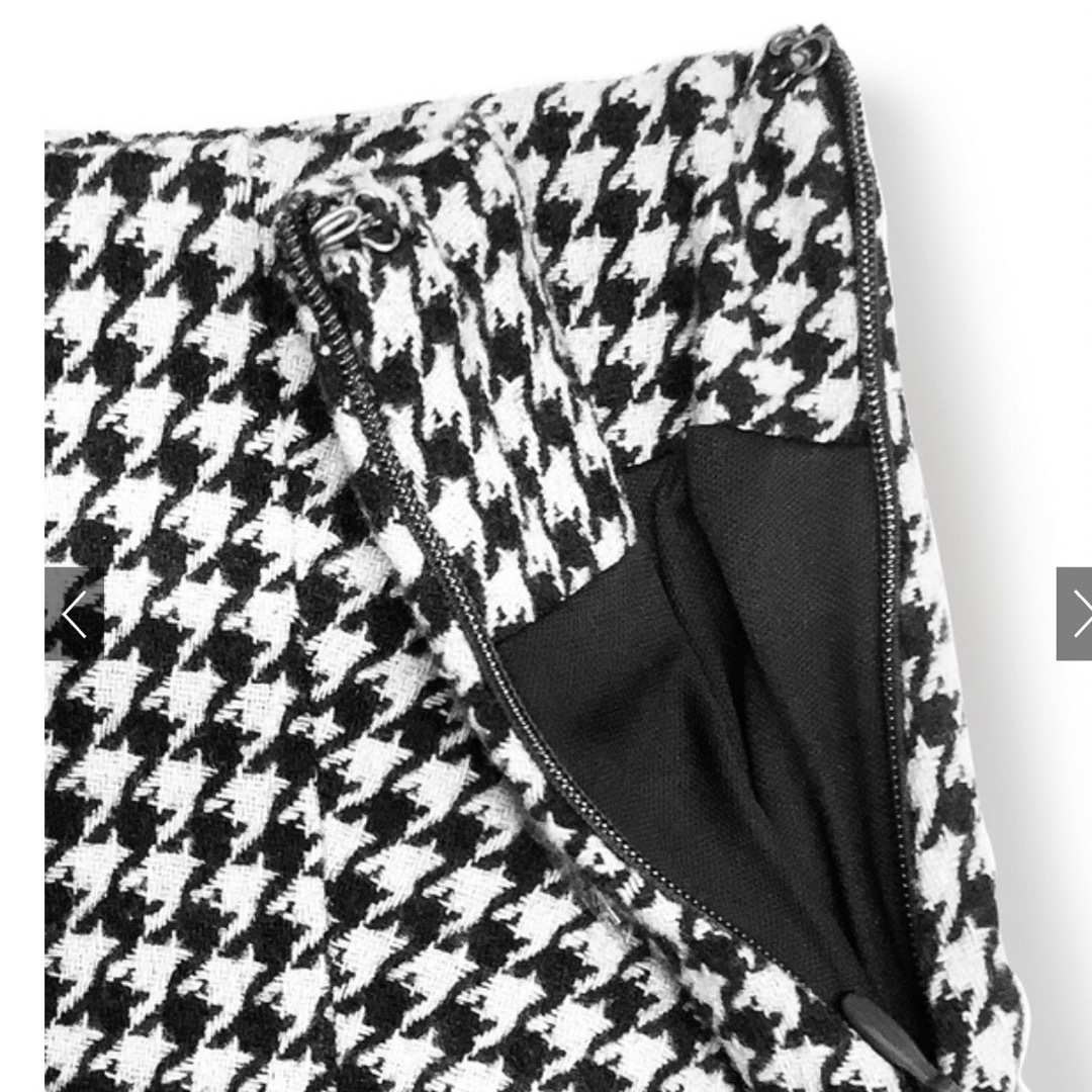 GRL(グレイル)のGRL インパン　裏地付き　千鳥柄　フレアミニスカート　[mei25] レディースのスカート(ミニスカート)の商品写真