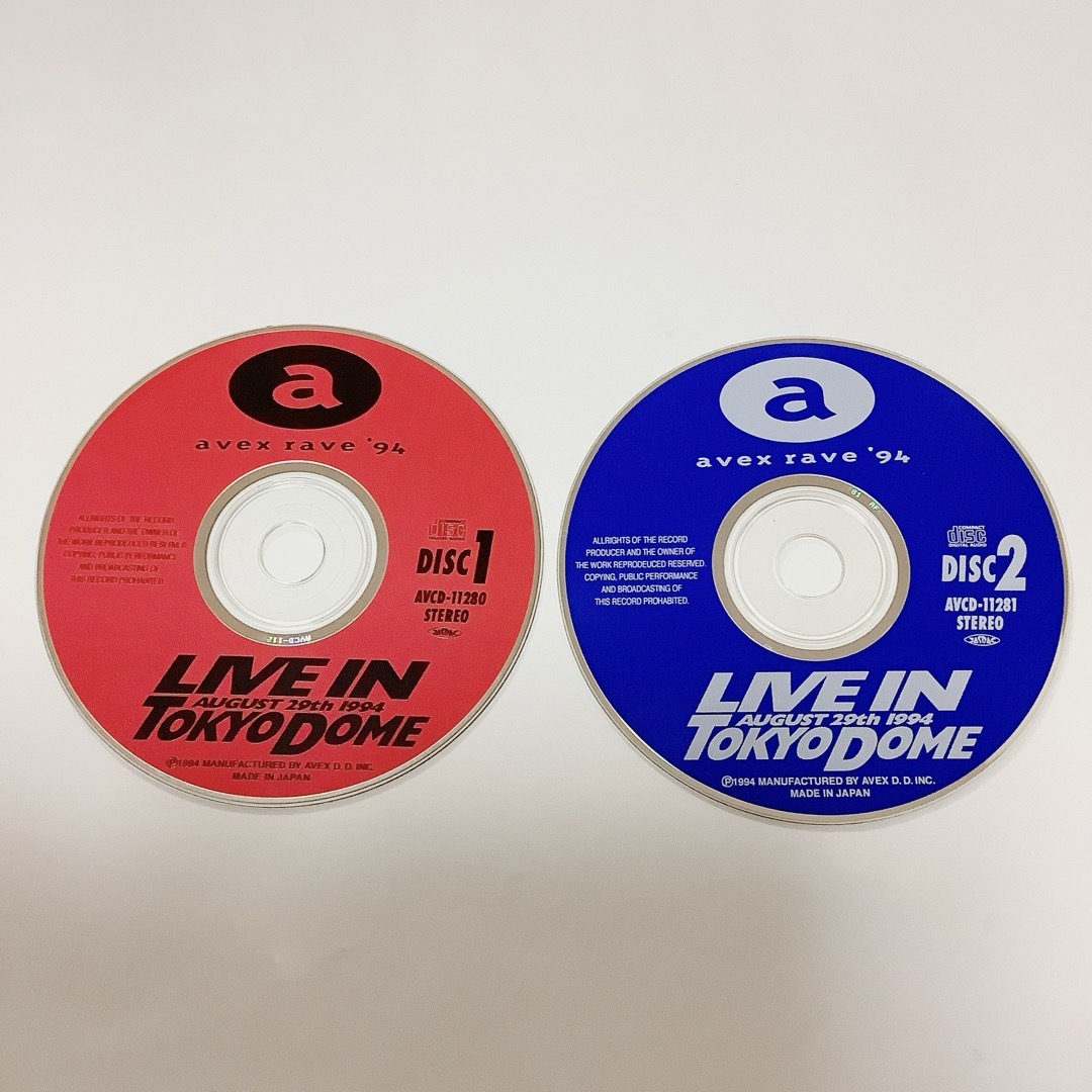 avex rave’94 LIVE IN TOKYO DOME 2枚組 エンタメ/ホビーのCD(ポップス/ロック(洋楽))の商品写真