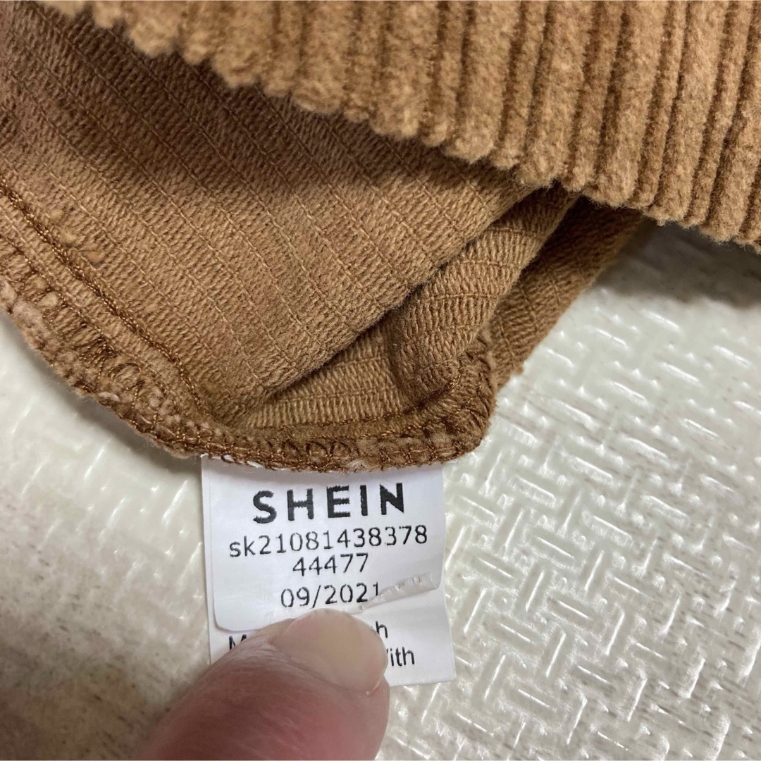 SHEIN(シーイン)のシーイン SHEIN スカート コーデュロイ ブラウン 140センチ キッズ/ベビー/マタニティのキッズ服女の子用(90cm~)(スカート)の商品写真