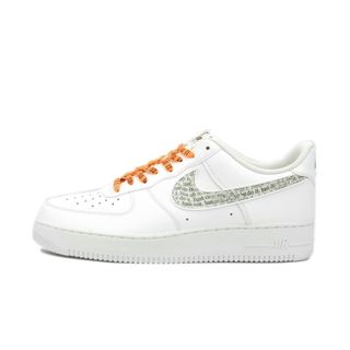 ナイキ(NIKE)のナイキ NIKE ■ 【 AIR FORCE 1 LOW Just Do It Pack White Clear BQ5361 100 】 エア フォース 1 ロー ジャスト ドゥ イット パック ホワイト クリアー スニーカー h0769(スニーカー)