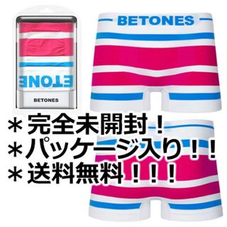 ビトーンズ(BETONES)のビトーンズ BETONS ボーダー BLUE/PINK メンズ ボクサーパンツ(ボクサーパンツ)