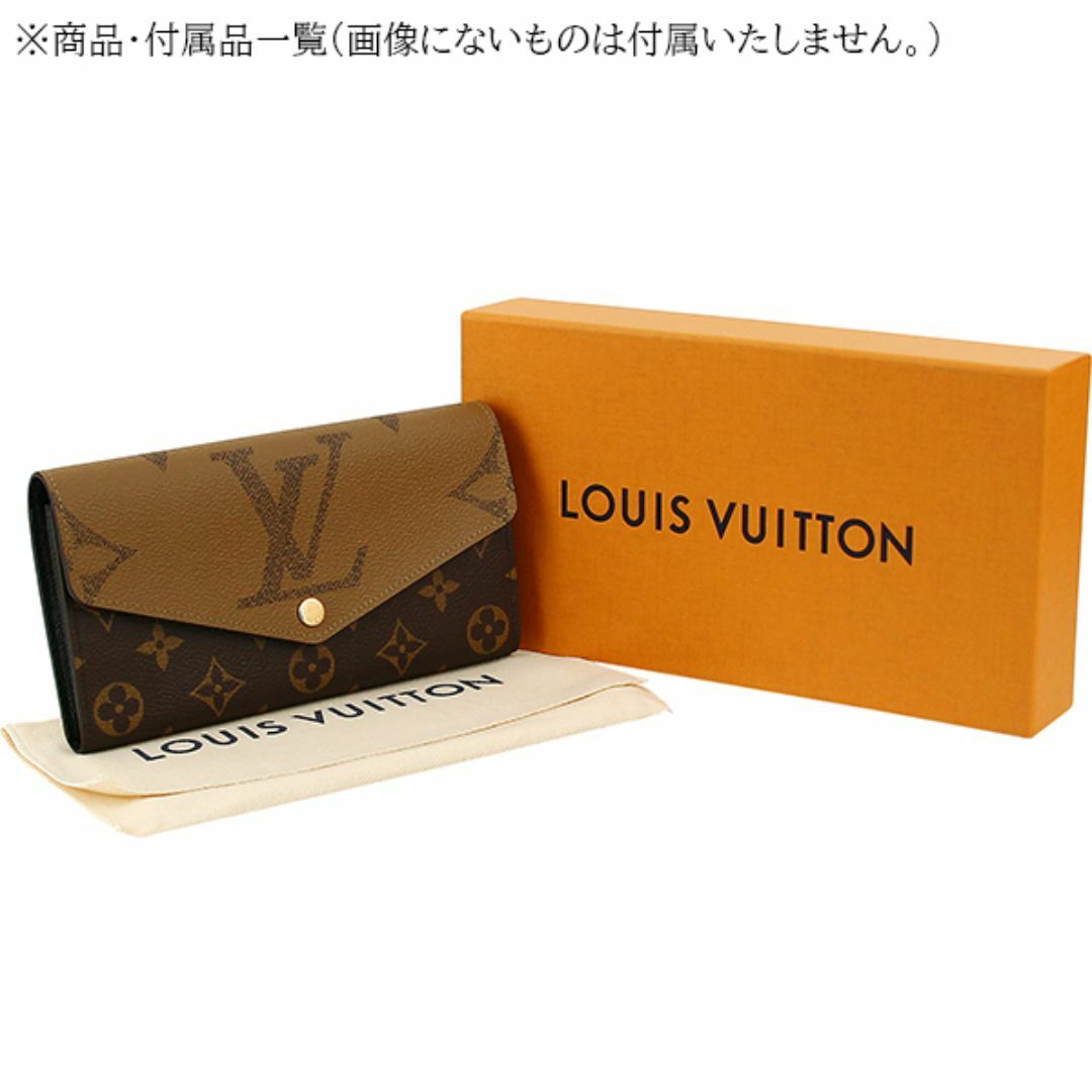 LOUIS VUITTON(ルイヴィトン)のルイヴィトン 二つ折り 長財布 ウォレット レディース モノグラム リバース ブラウン 新品 h-g823 レディースのファッション小物(財布)の商品写真