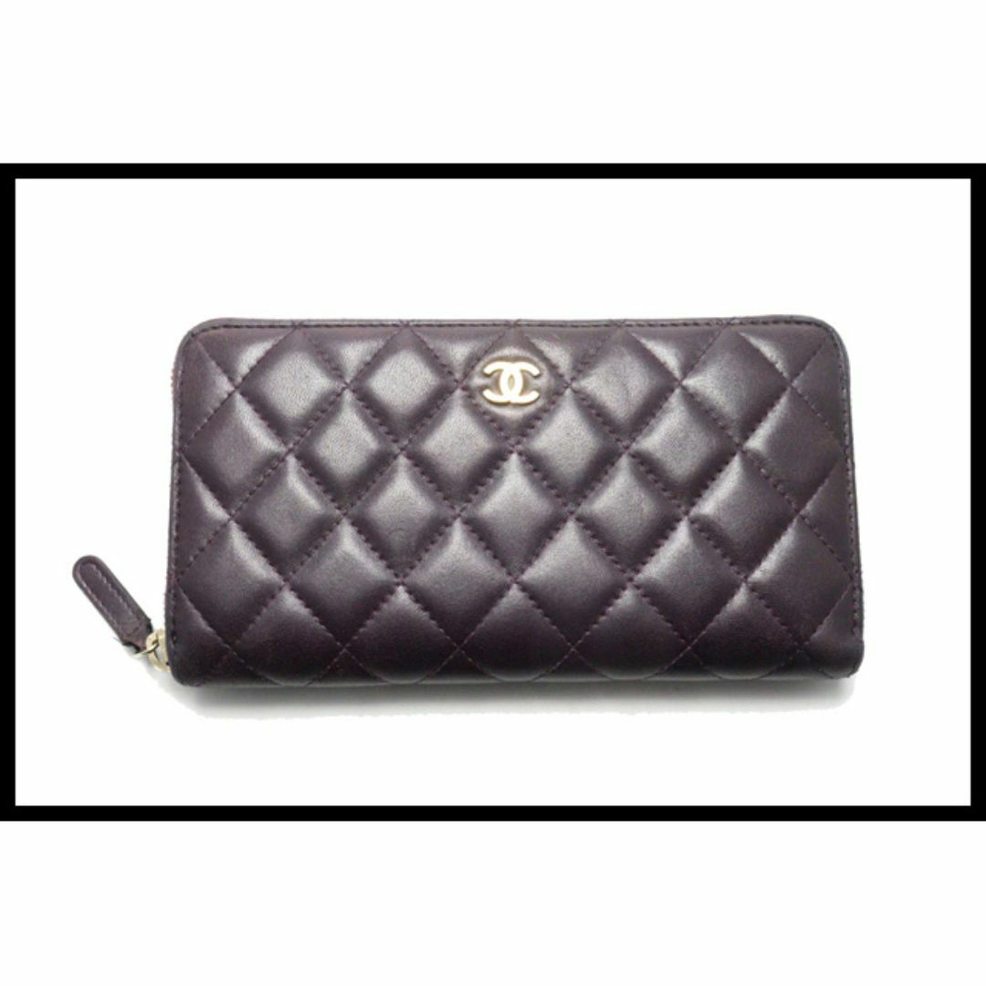 CHANEL(シャネル)のシャネル 22番台 マトラッセ ラウンド 長財布■05sd021627-6M レディースのファッション小物(財布)の商品写真