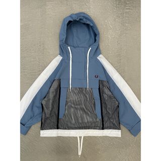 フレッドペリー アノラックパーカー ブルー 10 FRED PERRY パーカー