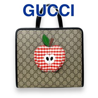 グッチ(Gucci)のグッチ 648797 GGスプリーム チルドレンズ アップル ハンドバッグ(ハンドバッグ)