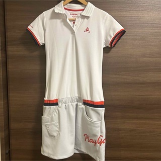 ルコックスポルティフ(le coq sportif)のle coq sportif ゴルフウェア　ワンピース　白　半袖(ウエア)