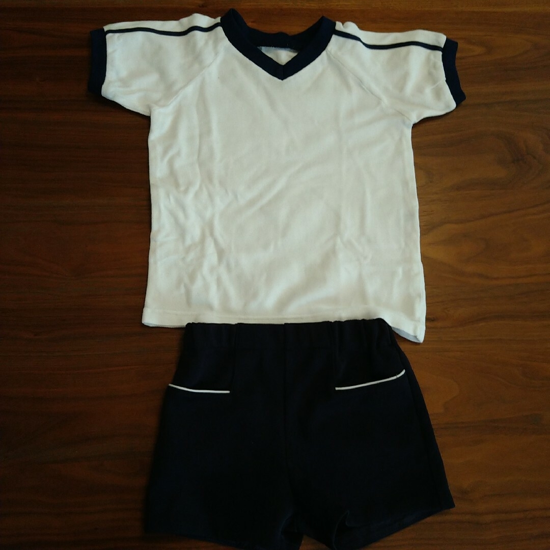 マムエモア　体操着　上下　110 キッズ/ベビー/マタニティのキッズ服男の子用(90cm~)(ドレス/フォーマル)の商品写真