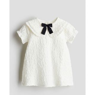 H&M - H&M リボンディテールクリンクルワンピース