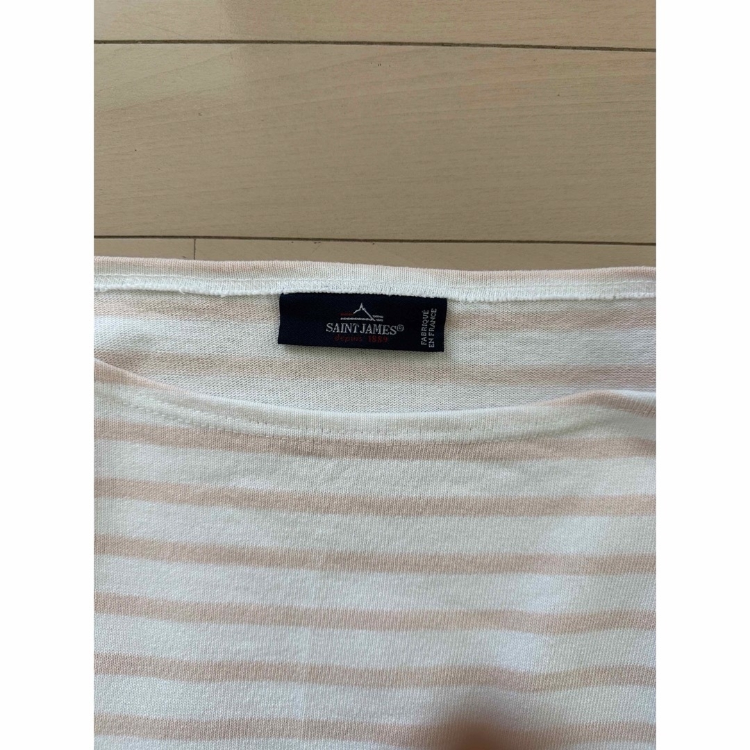 SAINT JAMES(セントジェームス)のセントジェームス　ウエッソン　サイズ5 ピンク レディースのトップス(Tシャツ(長袖/七分))の商品写真